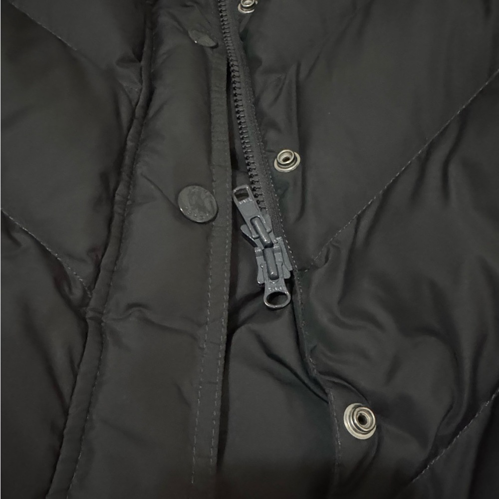 J Crew Women’s Dark Gray Full Length Puffer Jacket Medium - Picture 9 of 16
